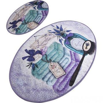 Chilai Home Lavanta Djt 2 Li Set Banyo Halısı