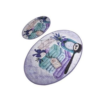 Chilai Home Lavanta Djt 2 Li Set Banyo Halısı