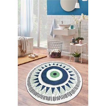 Chilai Home Occhio 100x100 cm Banyo Halısı