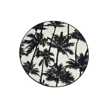 Chilai Home Palm Djt Çap 100 cm Banyo Halısı