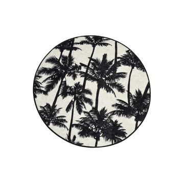 Chilai Home Palm Djt Çap 100 cm Banyo Halısı