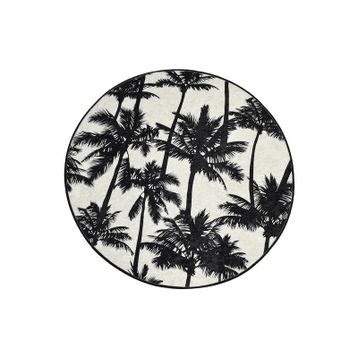 Chilai Home Palm Djt Çap 100 cm Banyo Halısı