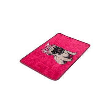 Chilai Home Pink Pug Djt 40x60 cm Banyo Halısı