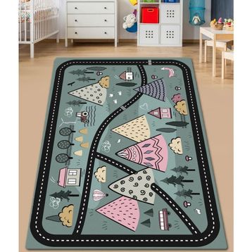 Chilai Home Silvam Via Djt Yıkanabilir Kaymaz Taban 120x180 cm Çocuk ve Bebek Halısı