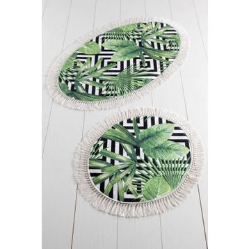 Chilai Home Tropic Djt 2 Li Set Banyo Halısı