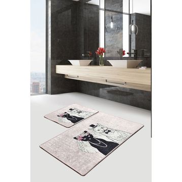 Chilai Home Wedding 2'li Set Banyo Halısı