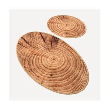 Chilai Home Wood Djt 2 Li Set Banyo Halısı