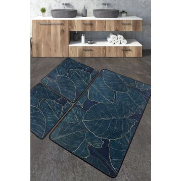 Chilai Home Zeleno Banyo Halısı Djt 3'lü Set Banyo Halısı