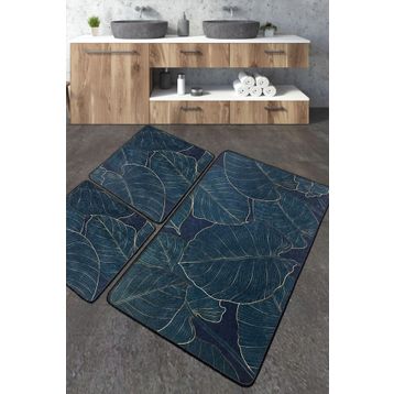Chilai Home Zeleno Banyo Halısı Djt 3'lü Set Banyo Halısı