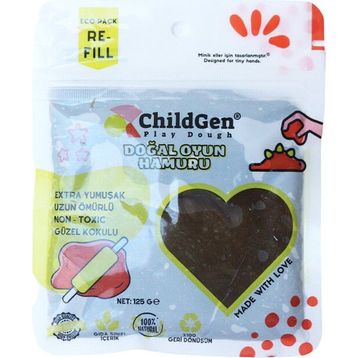 ChildGen 125 gr Kartuş Kahverengi Doğal Oyun Hamuru