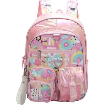 Chimola CHM-CN0044-3 Toy New World Pembe Okul Çantası