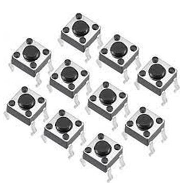China 10 Adet 4 Pin 6x6x5 mm Push Buton