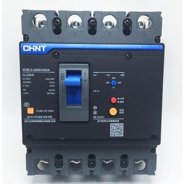 Chint NXMLE-125H 4x63A 36kA Kaçak Akım Algılamalı Kompakt Şalter