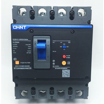 Chint NXMLE-125H 4x63A 36kA Kaçak Akım Algılamalı Kompakt Şalter