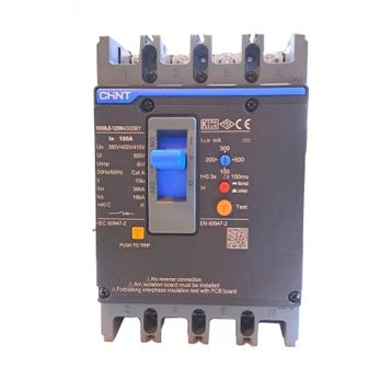Chint NXMLE-125H/4300BY 4P 100A 36KA Bobinli Kompakt Şalter