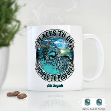 Chopper Motor Kişiye Özel Kupa