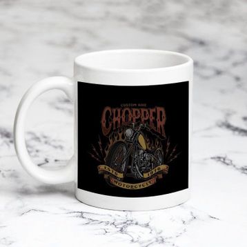 Chopper Motor Kişiye Özel Kupa