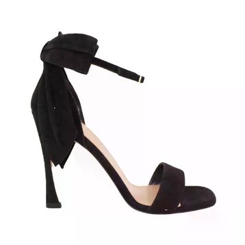 Christian Dior KCQ938VVV-900 Siyah Mille Dior Sandal Kadın Topuklu Ayakkabı