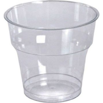 CHS 1 Koli 1000 Adet Lüks Sert Plastik Mika Kristal Bardak