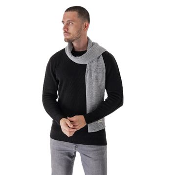 Chuba 23W502 Gri Erkek Saç Örgü Atkı