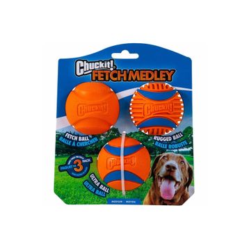 Chuckit Fetch Medley 3'lü Köpek Oyun Topu