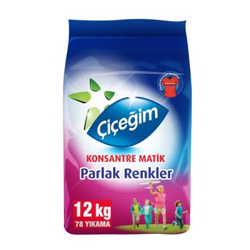 Çiçeğim 12 kg Renkli Çamaşır İçin Toz Deterjan