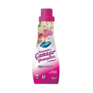 Çiçeğim Çiçek Buketi 1500 ml Konsantre Yumuşatıcı (3 adet)