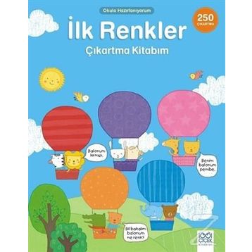 ÇİÇEK RENKLER - İLK ÇIKARTMA KİTABIM