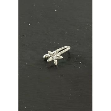 Çiçek Tragus Zirkon Taşlı Piercing
