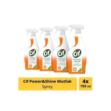 Cif 750 ml Power & Shine Mutfak Sprey Temizleyici