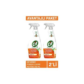 Cif 750 ml Power & Shine Mutfak Sprey Temizleyici