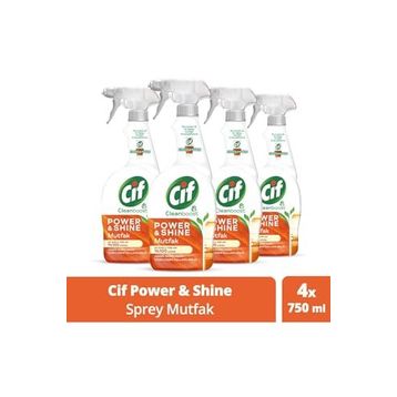 Cif 750 ml Power & Shine Mutfak Sprey Temizleyici