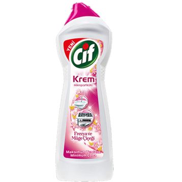 Cif Müge Çiçeği ve Frezya 750 ml Yüzey Temizleyici Krem