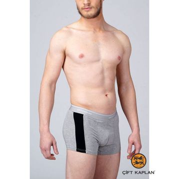 Çift Kaplan 850 Gri Erkek Boxer
