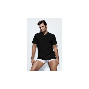 Çift Kaplan 945 V Yaka Erkek Fanila T-shirt