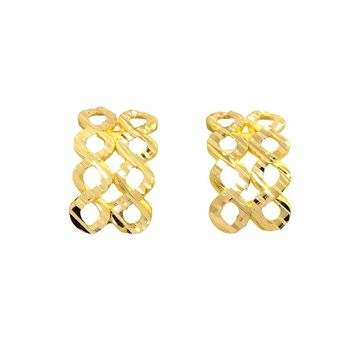 CiGold K2KÜP0359025701 22 Ayar Altın Taşsız Fantezi Küpe