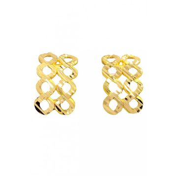CiGold K2KÜP0359025701 22 Ayar Altın Taşsız Fantezi Küpe