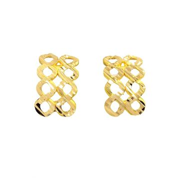 CiGold K2KÜP0359025701 22 Ayar Altın Taşsız Fantezi Küpe