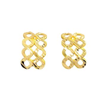CiGold K2KÜP0359025701 22 Ayar Altın Taşsız Fantezi Küpe