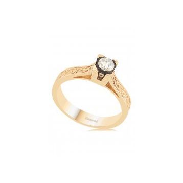 CiGold RNG0000150 8 Ayar Elmas Tektaş Yüzük
