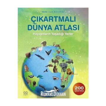 Çıkartmalı Dünya Atlası-Ruth Brocklehurst