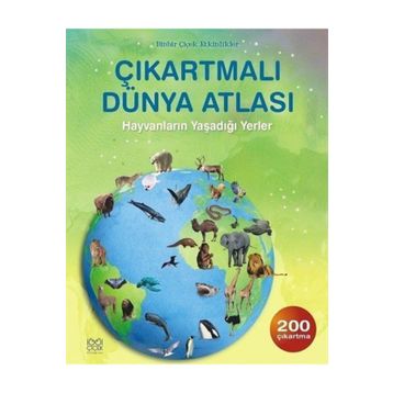 Çıkartmalı Dünya Atlası-Ruth Brocklehurst