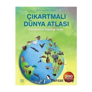 Çıkartmalı Dünya Atlası-Ruth Brocklehurst