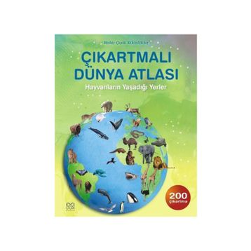 Çıkartmalı Dünya Atlası-Ruth Brocklehurst