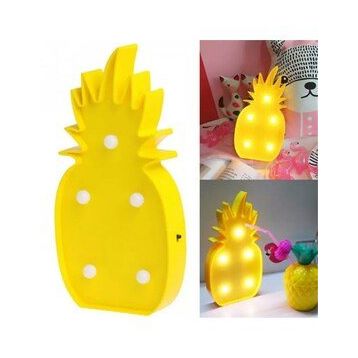 Çılgın Trend Dekoratif Ananas Led Lamba