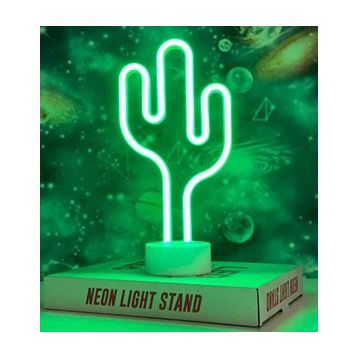 Çılgın Trend Kaktüs Tasarımlı Neon Lamba