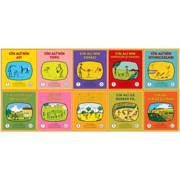 Cin Ali Kitap Seti 10 Kitap Takım - Rasim Kaygusuz