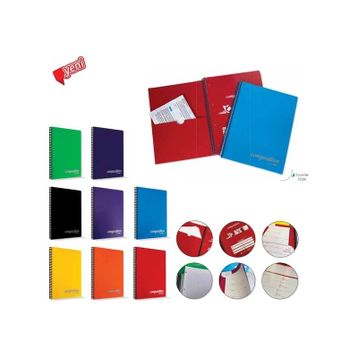 Çınar 72822 Composition A4 200 Yaprak Çizgili Pp Kapak Spiralli Defter