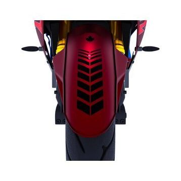 Çınar Extreme 2 Adet Sport Motosiklet Çamurluk Jet Siyah Kask Sticker