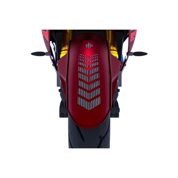 Çınar Extreme 2 Adet Sport Motosiklet Çamurluk Siyah Karbon Fiber Dokulu 25x8 cm Kask Sticker